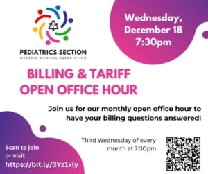 Billing & Tariff Open Office Hours December 2024